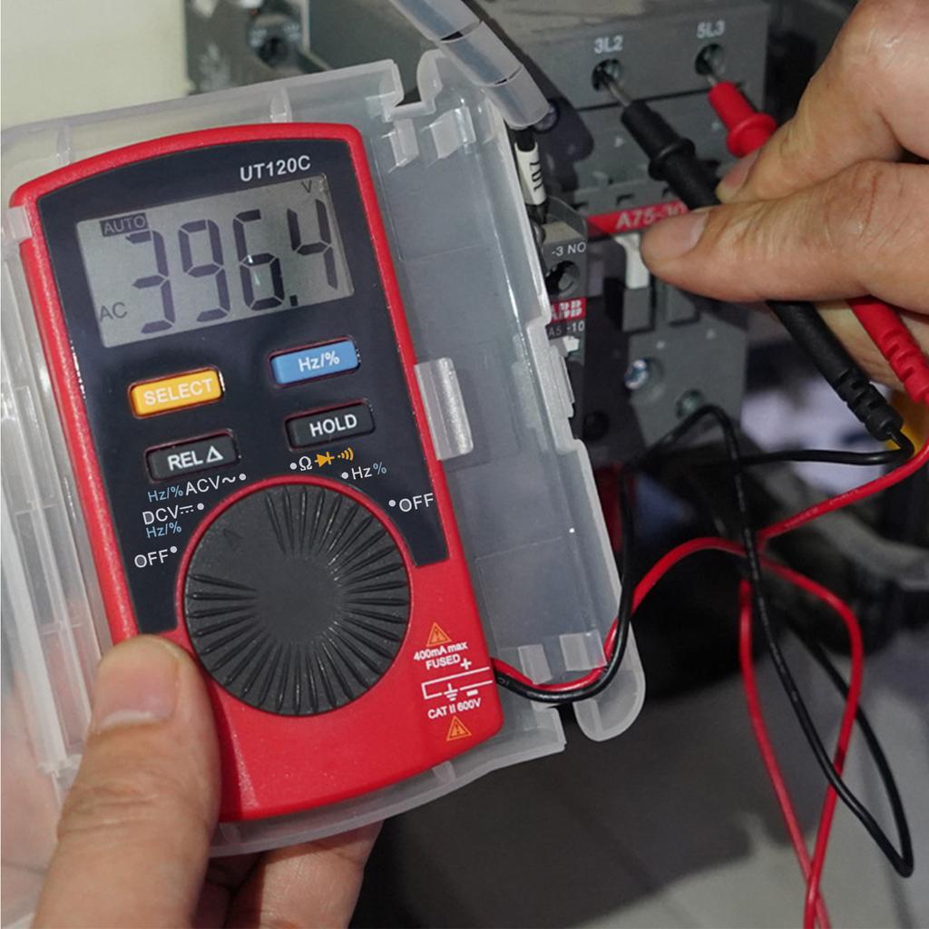 Digitales Miniatur-Multimeter für präzise elektrische Testanforderungen Tragbar und leicht zu tragen Elektriker und Studenten