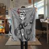 Queen Charlie  Print Flannel Blanket, High Quality Comfortable for All Seasons, Home Decor, Warmth and Comfort