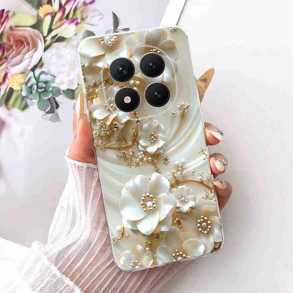 Für Xiaomi Redmi Note 15 Pro Plus ProPlus 5G Hülle Blume Cartoon Hülle Weiche Silikonhülle Für Redmi Note 15 Pro+ Hülle