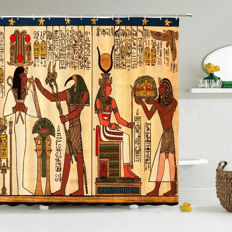 Funny Retro Vintage Car Shower Curtains Waterproof Bathroom Curtain Cool Old Newspaper Bath Curtain High Quality Shower Curtain