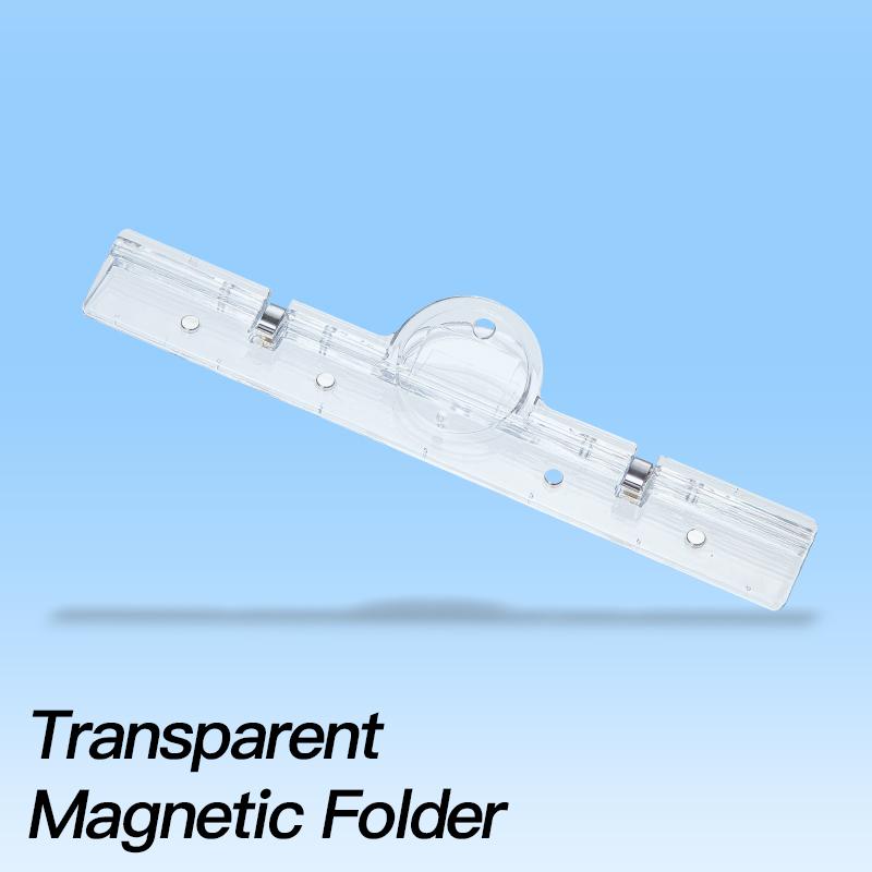Transparent Magnetic File Long Folders Strong Suction Not Easy To Fall Off Multifunctional Office Supplies File Folders Quality
