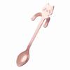 Cute Cat Coffee Spoon Stainless Steel Teaspoons Ice Cream Dessert Snack Scoops Cartoon Mini Cats Spoons Tableware Kitchen Tools