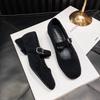 Fashion Pumps Women's 2025 Spring/autumn Buckle Mary Jane Shoes for Womens Thick Heels Wearing Oversized 43 High Heels Woman's Shoes