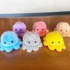 Creative Plush Flip Octopus Key Chain, Flip Octopus Trinket, Bag, Pendant, Keychain, Pendant
