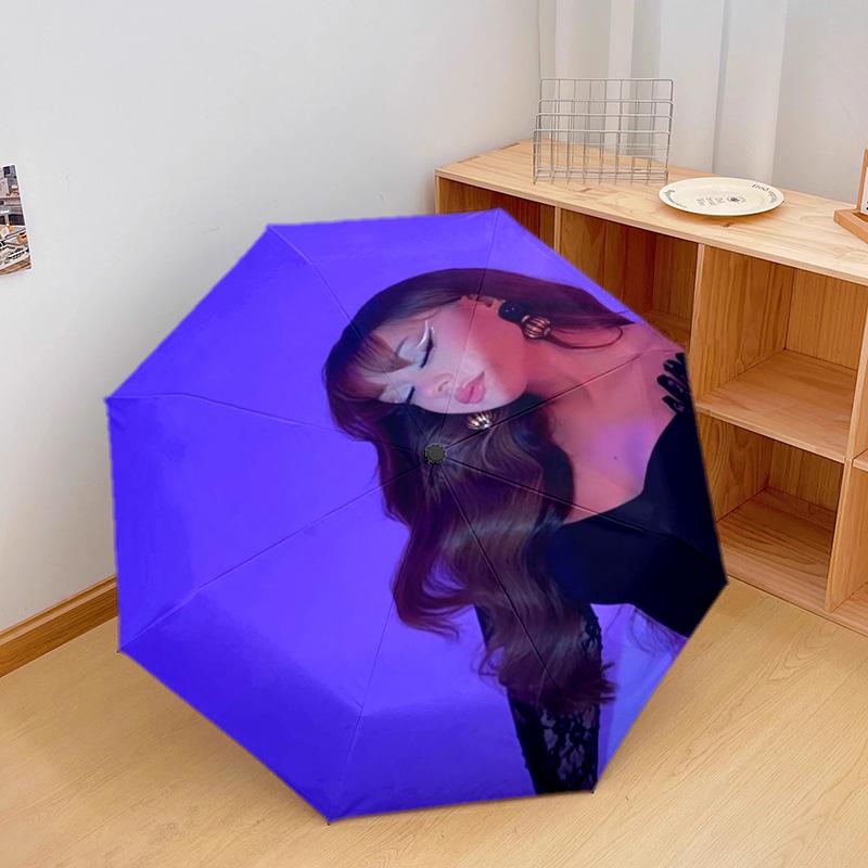 Elegant Fashion Portrait Automatic Umbrella - Suitable Travel Outdoor Portable Umbrella Birthday Gift Daily Essentials