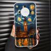 Custodia per Honor X9a X9b 90 Lite X7b X8b X8a X8 Cover Morbida per Telefono Van Gogh Notte Stellata