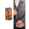Graffiti Flower Wrist Strap Crossbody Full Coverage Phone Case For Iphone 13 14 15 16 17 Pro Max