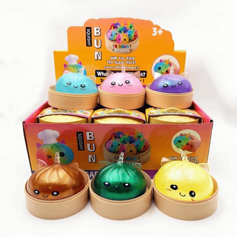 Soft Dumpling Squishy Toy Slow Rebound Reduce Pressure Toy Dumpling Squeeze Toy  Gift Giving
