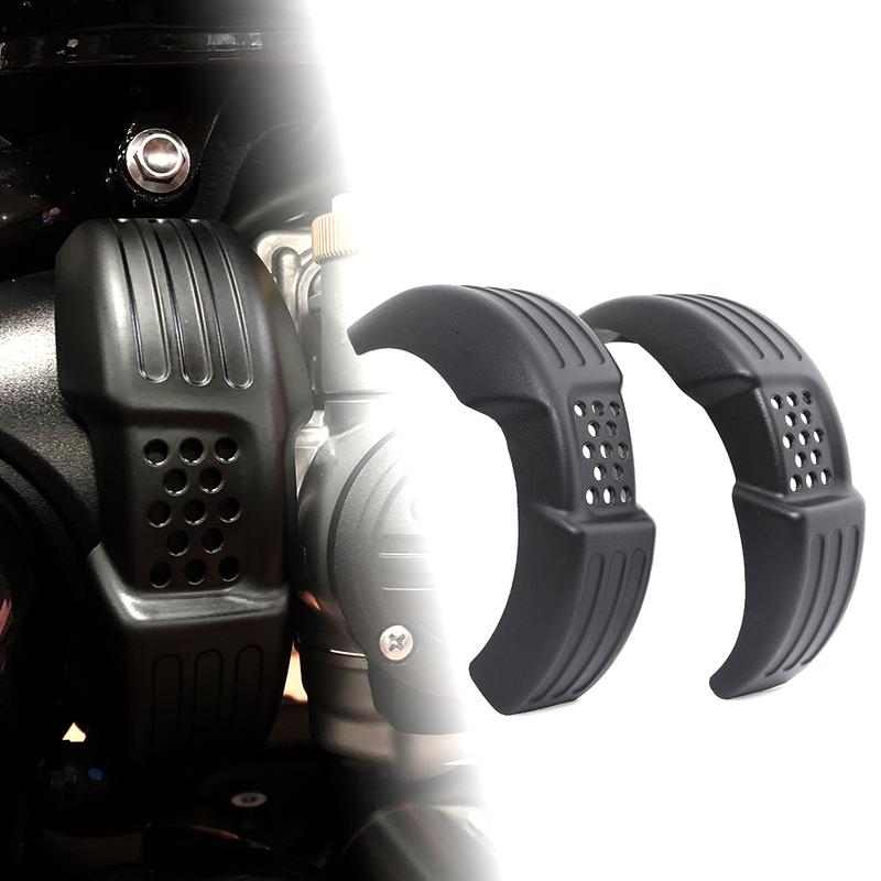 For Triumph Bonneville Bobber Black 2017-2021 Motorcycle Accessories 1 Pair Air Intake Covers Plastics Material Black
