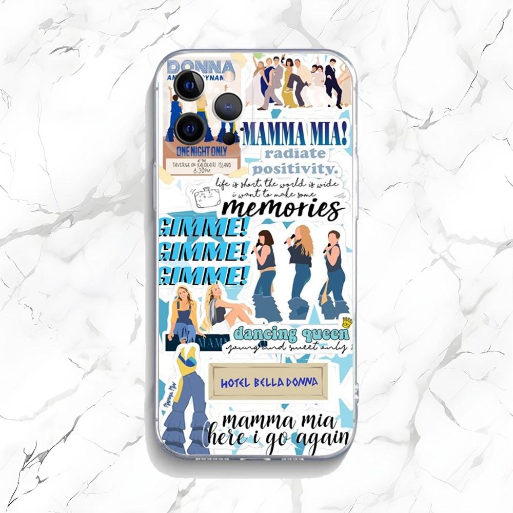 

Musical Film Mamma Mia Phone Case For iPhone 15,14,13,12,11 Plus,Pro,Max,XR,XS,X,7,8 Plus,SE,Mini Transparent Silicone Soft iPhone12PRO