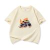 Kids Cotton T Shirt Bold Splash Offroad Car Print Crew Neck Short Sleeve Tee Casual Breathable Boys Girls Summer Tops
