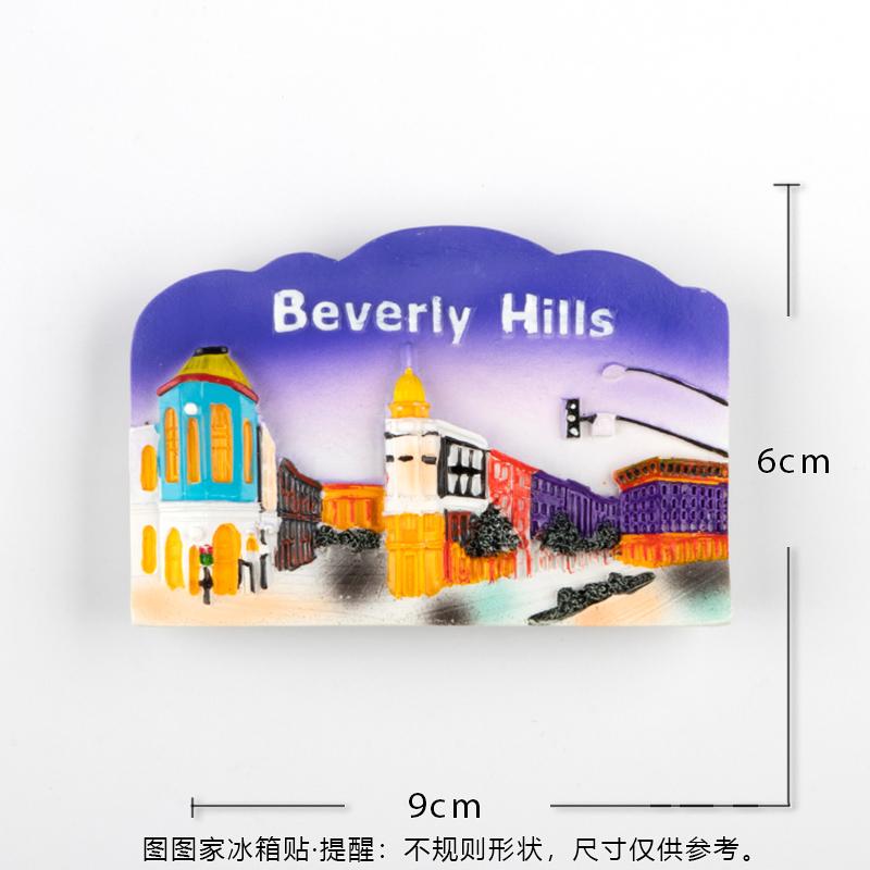 The United States 3d Refrigerator Sticker Travel Collection Souvenir New York Fridge Magnets Times Square Statue of Liberty Shap