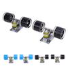 1 Pair Skateboard Trucks and Wheels PU Longboard 3.2 Inch Trucks Wheels Combo Set for Cruiser Alumin
