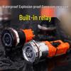Blue Wave Spot High-End 19mm/22mm Stainless Steel Waterproof Touch Switch with Two-Color Light (12V/24V).