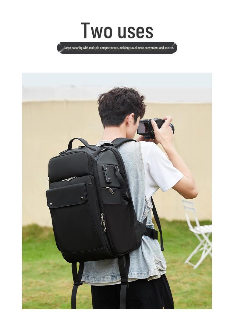 Waterproof All-in-One DSLR & Drone Camera Backpack with Double Shoulder Straps & Computer Compartment