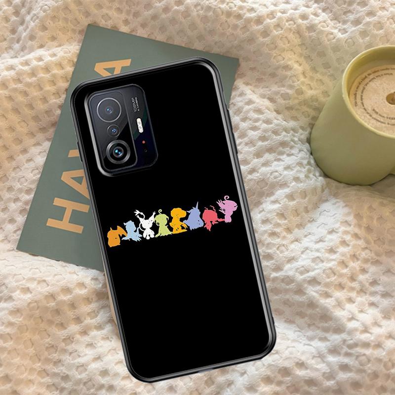 Cute Japan Anime Digimon Case For POCO F5 Pro F3 F4 X4 GT M5 X3 X5 Pro Back Cover For Xiaomi 13 Lite 12 X 11T 12T Pro