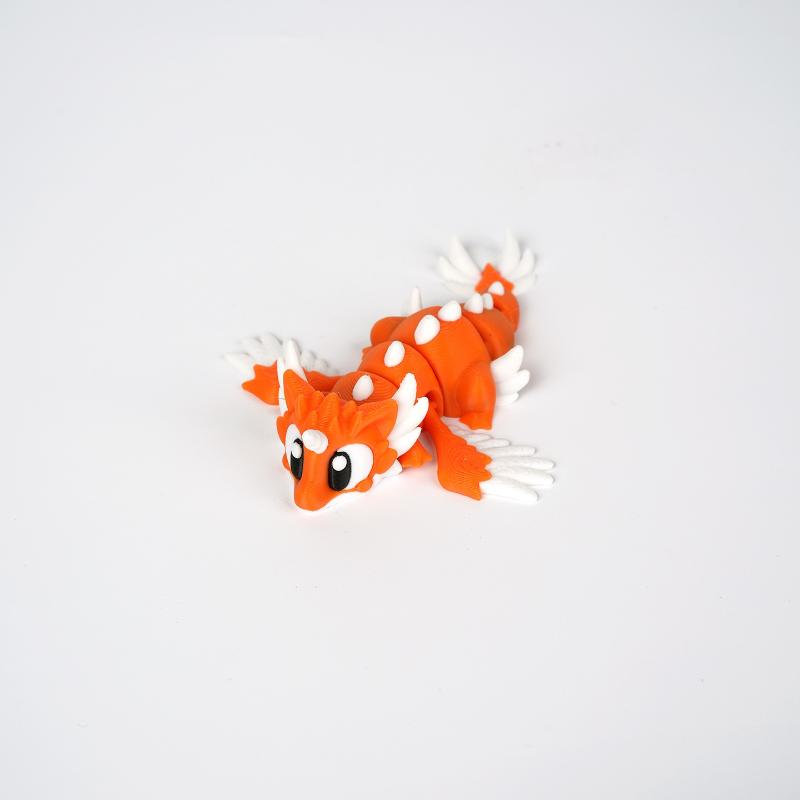 

3D-печатные милые и забавные ornaments из фрукта питахайя, дракона и яйца дракона, пластиковые украшения, скульптуры для украшения рабочего стола, праздничный подарок