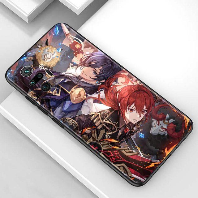 

Чехол для Redmi Note 10 Pro Max 9 9t 9s 8 8t 7, чехол из ТПУ для Redmi K40 Pro Plus 9 9a 9c Shell Genshin Impact Game For Redmi Note 9 Pro