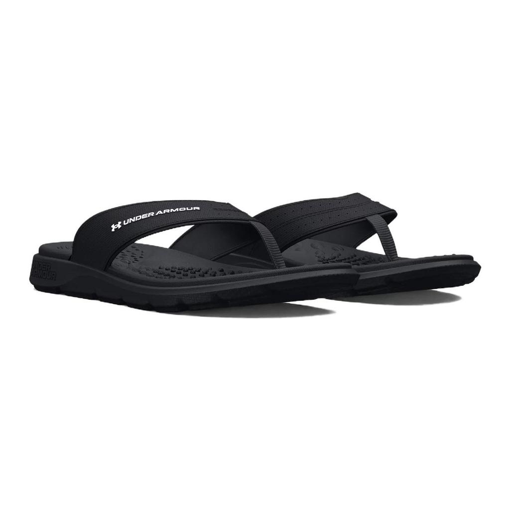 Under Armour Ignite Pro Marbella Sandal Black White Women Sneakers 3026030-001