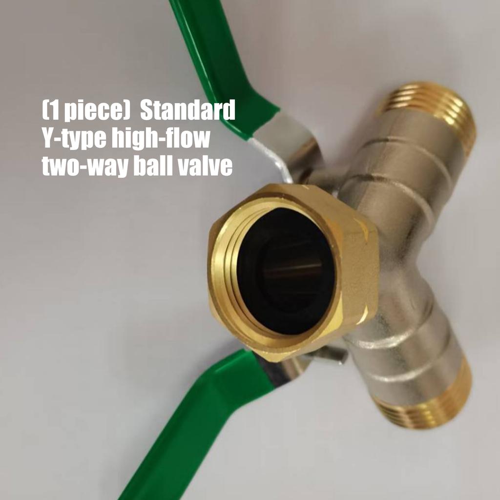 Easy Installs Y Design 2 Port High Efficiency Brass Valves Home Heating System Valves Simple Installation for Water Systems