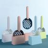 Plastic Cat Litter Shovel with Base, Durable Litter Box Cleaner, Pet Cleaning Tool for Cat Poop Scoop, Cat Toilet Products