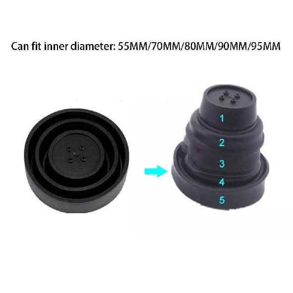 2x Universal Sealed Rubber Car LED Headlight Dust Cover Housing Waterproof Seal 949935778564|