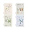 Butterfly Retro English Loose-Leaf Binder: A5 Lined Inner Core B5 Single Book with OPP Bag Packaging