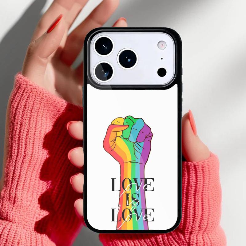 LGBT Gay Pride Lesbian Phone Case for iPhone 17 16 15 14 13 Pro Max Back Cover for 12 11 Pro Coque