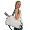 Large Capacity Tennis & Badminton Racket Bag with Shoe Compartment - Single Shoulder Crossbody Sports Bag