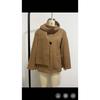 Cappotto Lungo da Donna in Misto Lana con Collo a Sciarpa Vestibilità Regolare Inverno 2026 Capospalla Oversize
