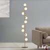 Nordic Multi-Head Magic Bean Floor Lamp - Creative Luxury Decor for Living Room and Bedroom.