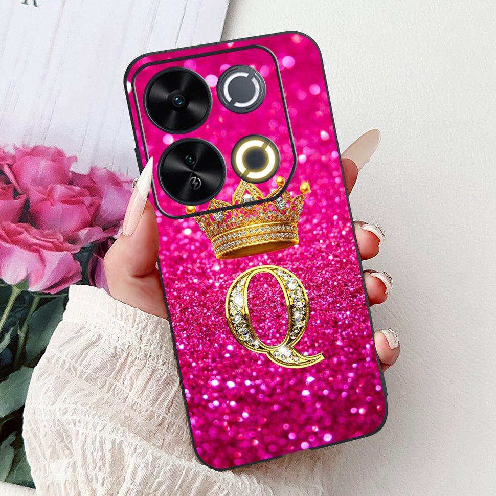 For ITEL P65 Case Cute Letters Silicon Soft TPU Back Cover For ITEL P 65 P65 4G Phone Case ITELP65 2024 ShockProof Coque Fundas