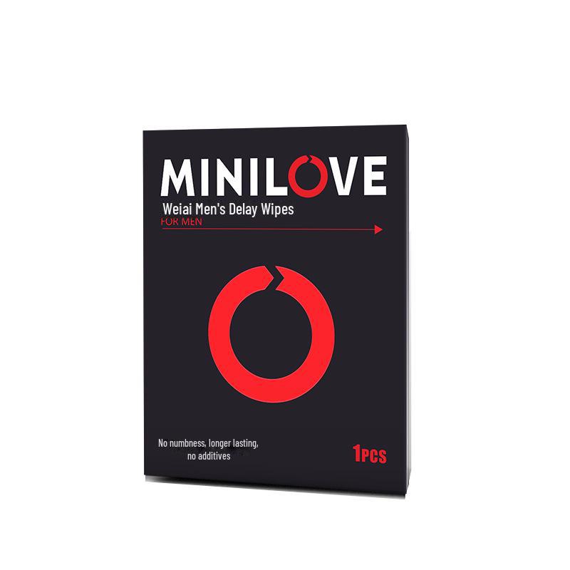 MINILOVE Men's Delay Towel - Single Piece Adult Toy (2000 pcs/box)