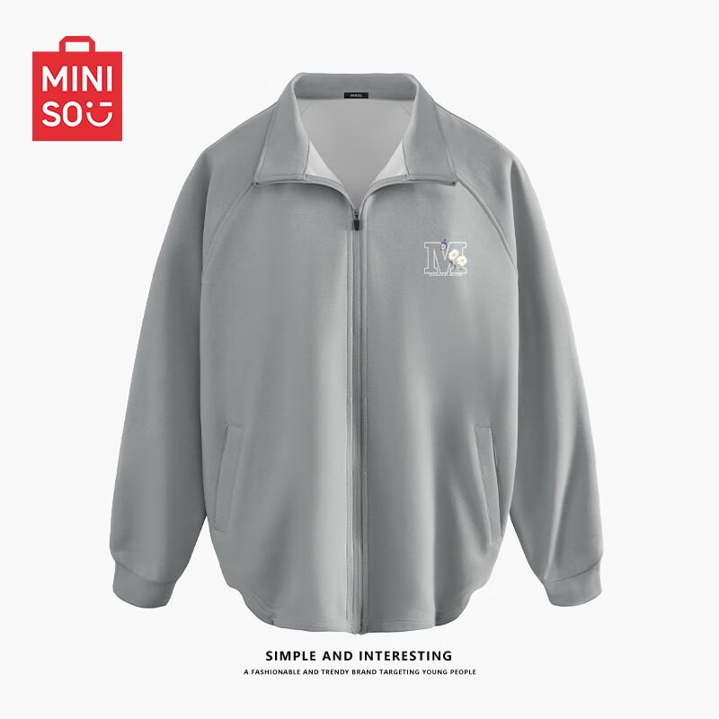 MINISO Men s Heavyweight Stand-Up Collar Knit Jacket 2XL 1980₽