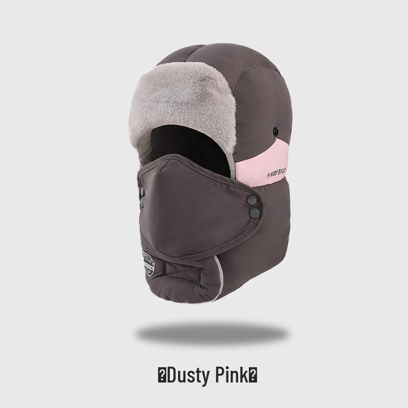 Fleece-Lined Winter Ski Hat - Windproof Pilot Hat with Ear Protection