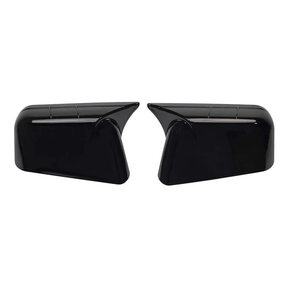 For Ford Edge 2007 2008 2009 2010 2011Car Rearview Side Mirror Cover Wing Cap Exterior Door Housing Shell Trim ABS Carbon /Black