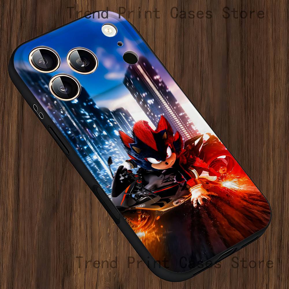 

S-ShadowS H-HedgehogS Phone Case For iPhone 15,16,12,13,14,11,17,Pro,Max,Plus,E,Air,Mini TPU Cover iPhone14ProMax