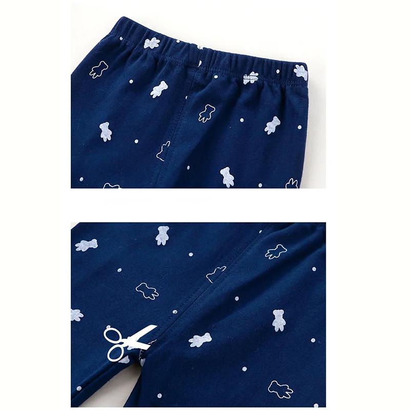 Neue Kinder Jungen Mädchen Reine Baumwolle Pyjamas Niedlichen Cartoon Langarm Pyjamas Kleinkind Baby Herbst Nachtwäsche Kinder Kleidung Sets