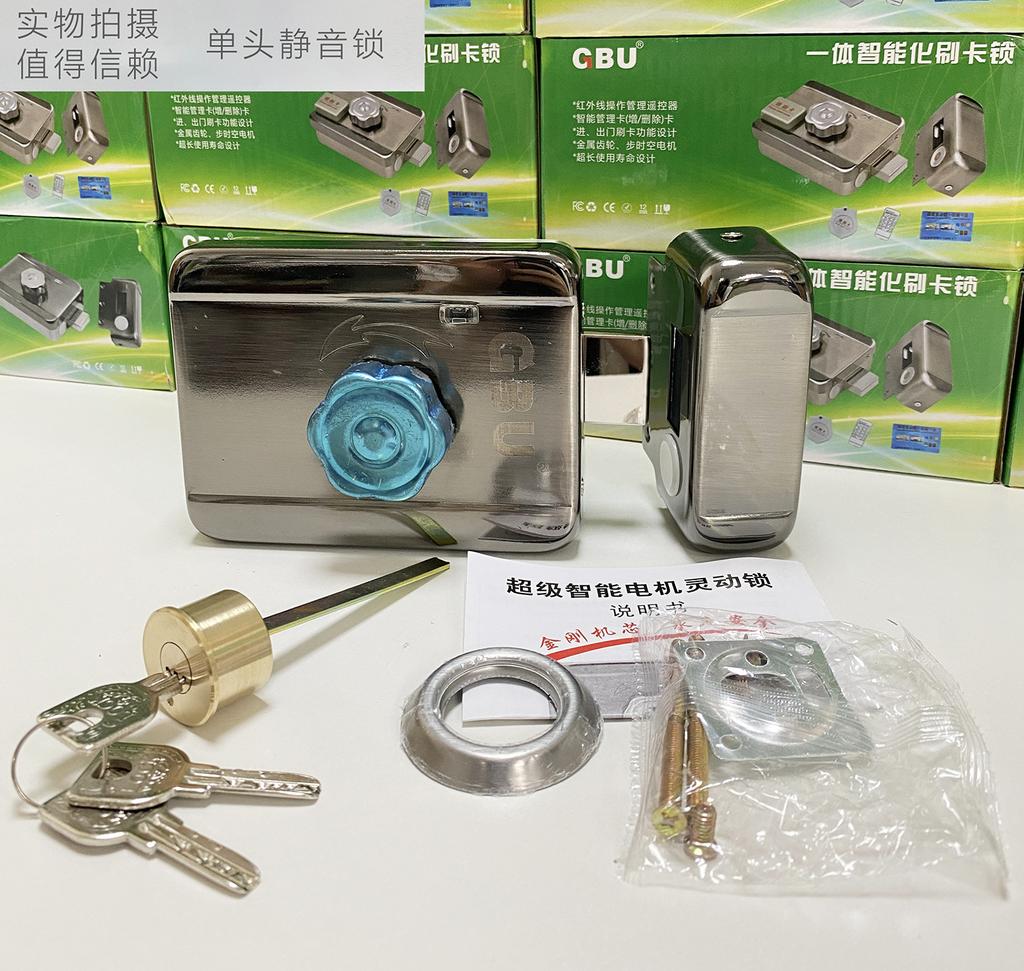 Electric Control Silent Iron Lock for Rental House Doors