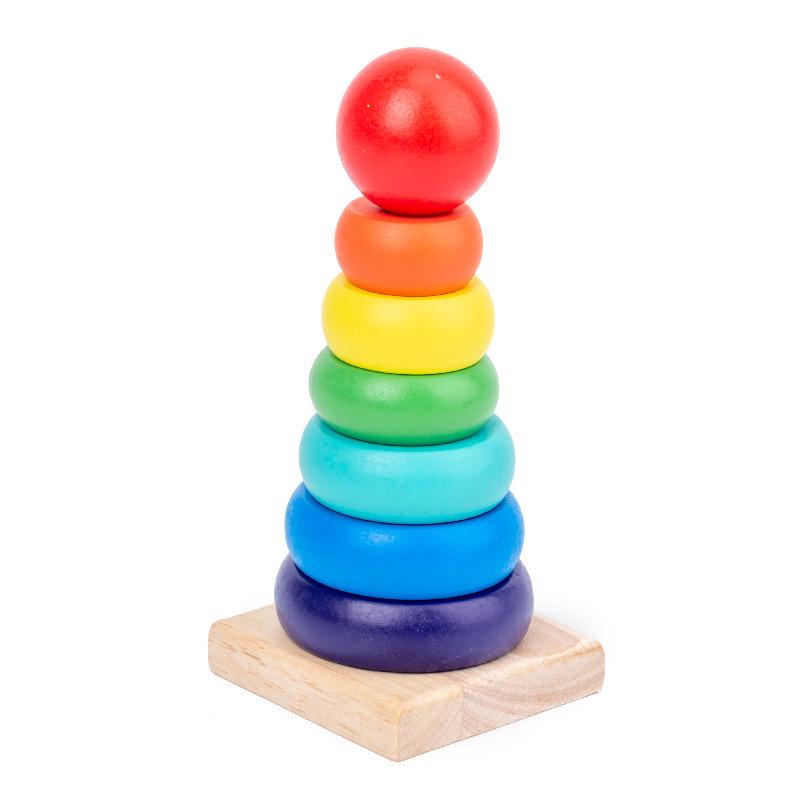 Wooden Educational Building Blocks and Beaded Xylophone Set for Infants and Toddlers – Ideal Children's Day Gift