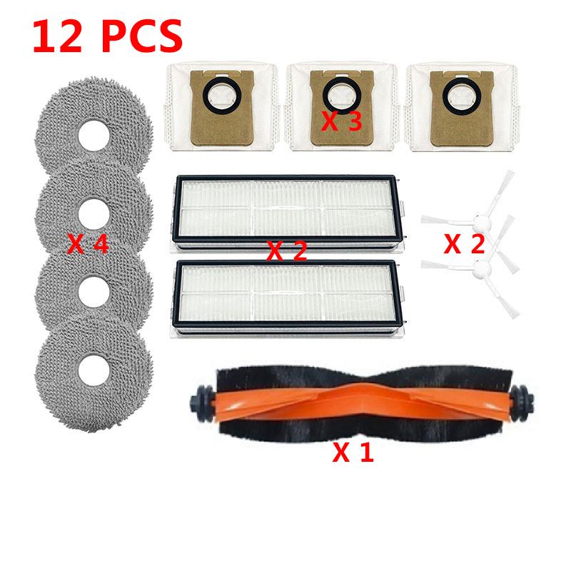 For Xiaomi Mi B101CN Vacuum Cleaner Replacement Spare Accessories Parts Main Side Brush Hepa Filter Robot Mop Cloth