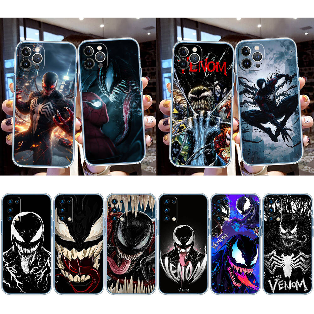 Venom Phone Case for Motorola Edge 20 30 S30 40 50 Fusion Lite Plus Pro Ultra Neo One Action Zoom Hyper Power Macro Vision