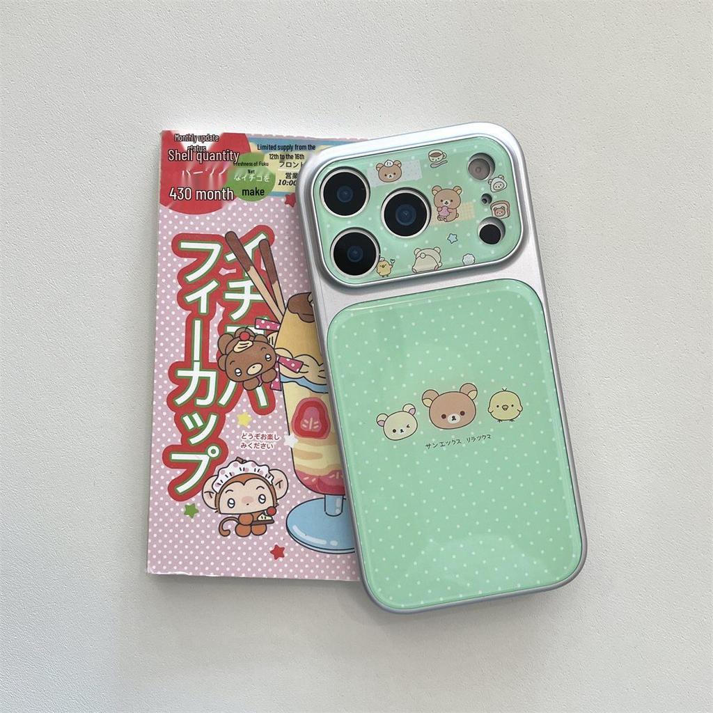 Rilakkuma Cartoon iPhone 15 Compatible Pro/Max Case with Drop Protection