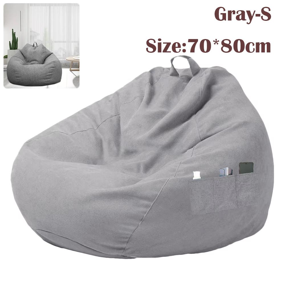

Large Sofas Cover Removable Lazy Sofa Comfortable Outdoor Lazy Seat Bag Couch Cover Tatami for Home Garden Living Room Beanbags