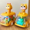 Baby Animal Car Toys Toddlers Press and Go Gear Car 1 2 3 Years Old Pull Back Car Light Up Toy Birthday Gift for Kids BoysGirls