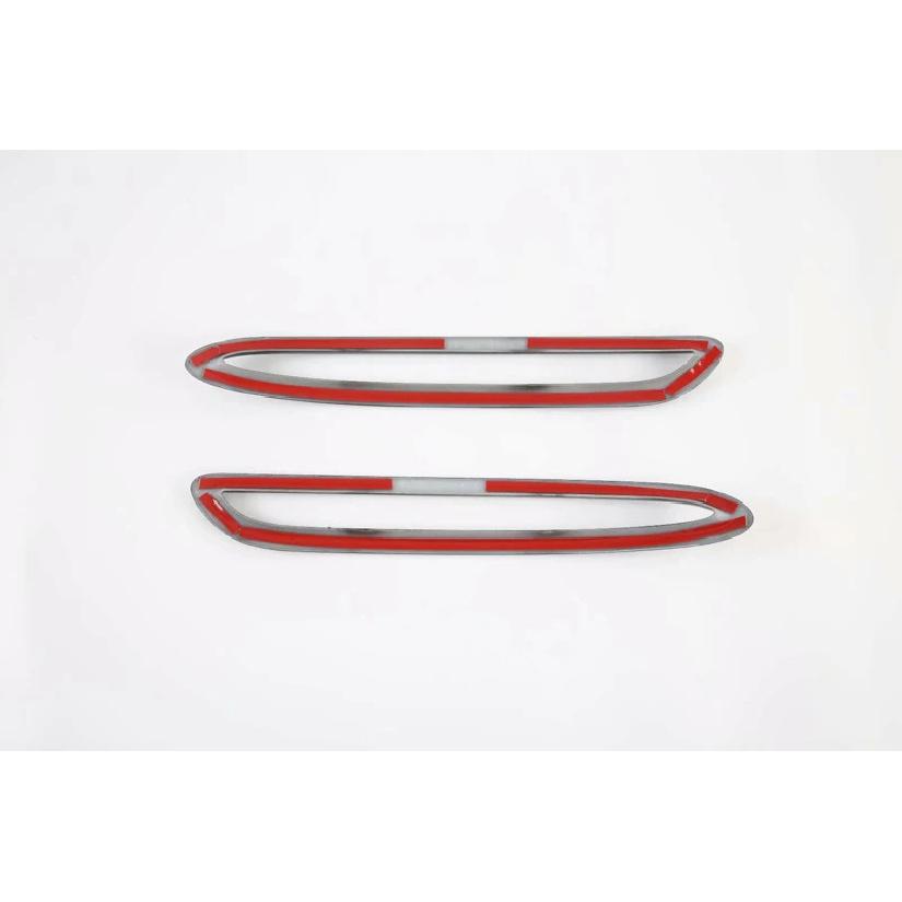 For Mercedes-Benz GLA-Class H247 GLA200 220 250   Rear Reflector Fog Light Lamp Cover Trim Bezel Frame Styling Garnish