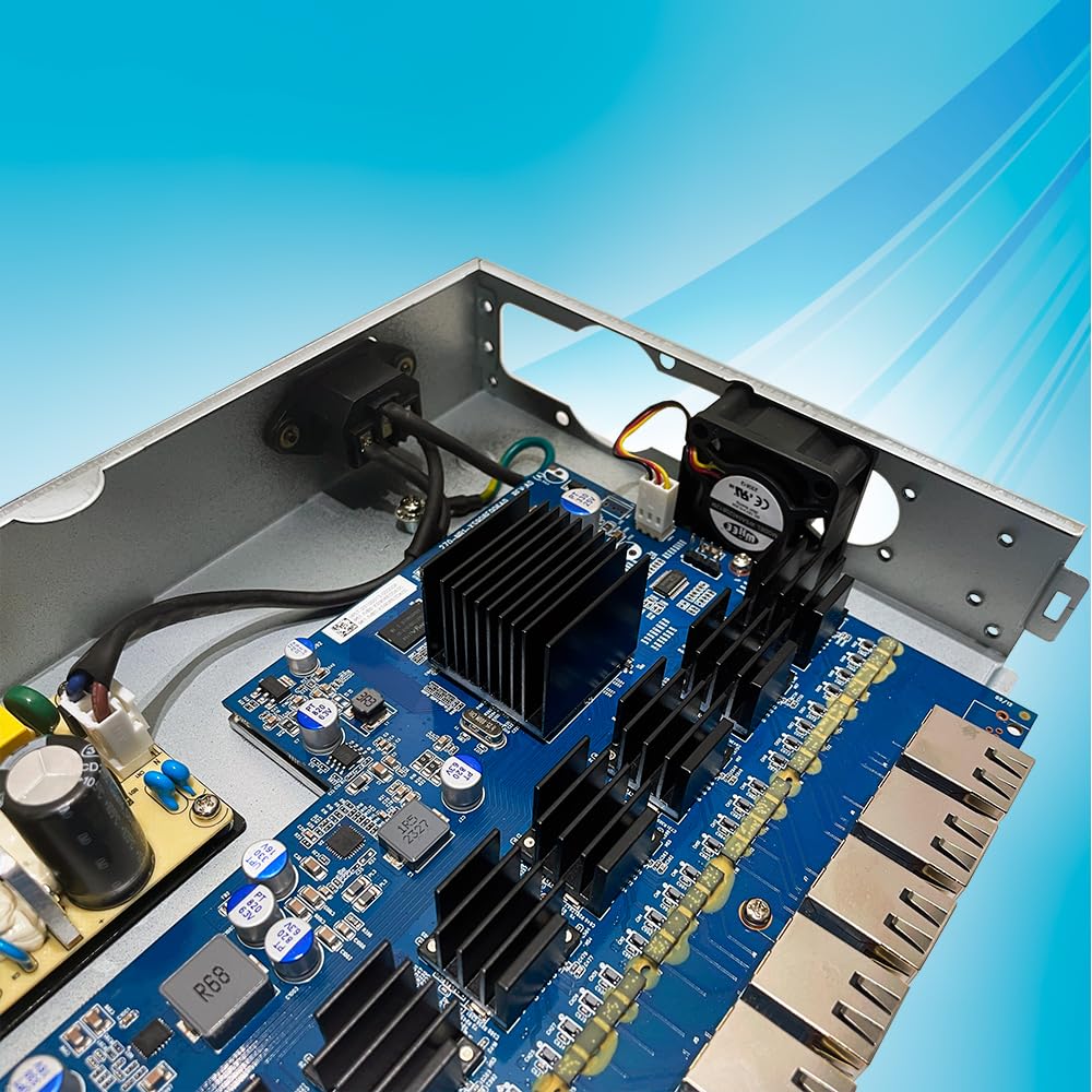 Planex Unmanaged Switch with 10GbE Metal Loop Detection and and Power Supply FXXG-0008IM 8-Port Ethernet, Housing, Prevention, Built-in