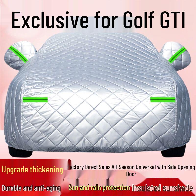 

Volkswagen Golf GTI 2025 Car Cover - Ice, Hail, Sun, and Rain Protection with Heat Insulation Golf GTI