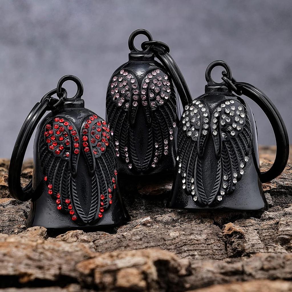 Motorcycle Women Bells - Motorcycle Angel Bell For Men Women,Bell Biker Accessory,Guard Riding Safety