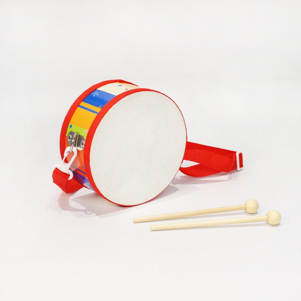Musical Instrument Double-sided Drum Early Education Hand Drum  For Children  Toys
